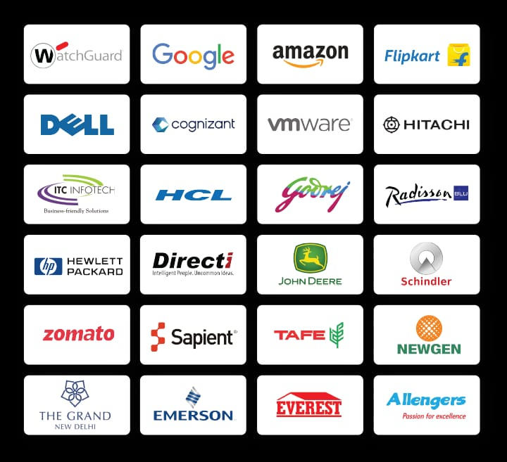 Top companies where Career4s graduates are placed — Google, Amazon, Dell, HCL, Cognizant, Zomato, Flipkart and more
